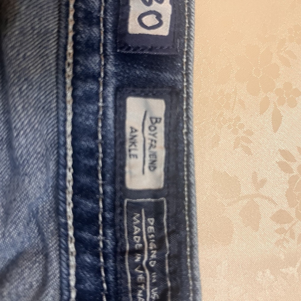 Miss Me Distressed Boyfriend Ankle Size 30 Stretchy Comfy Stylish Date Night - Picture 10 of 16